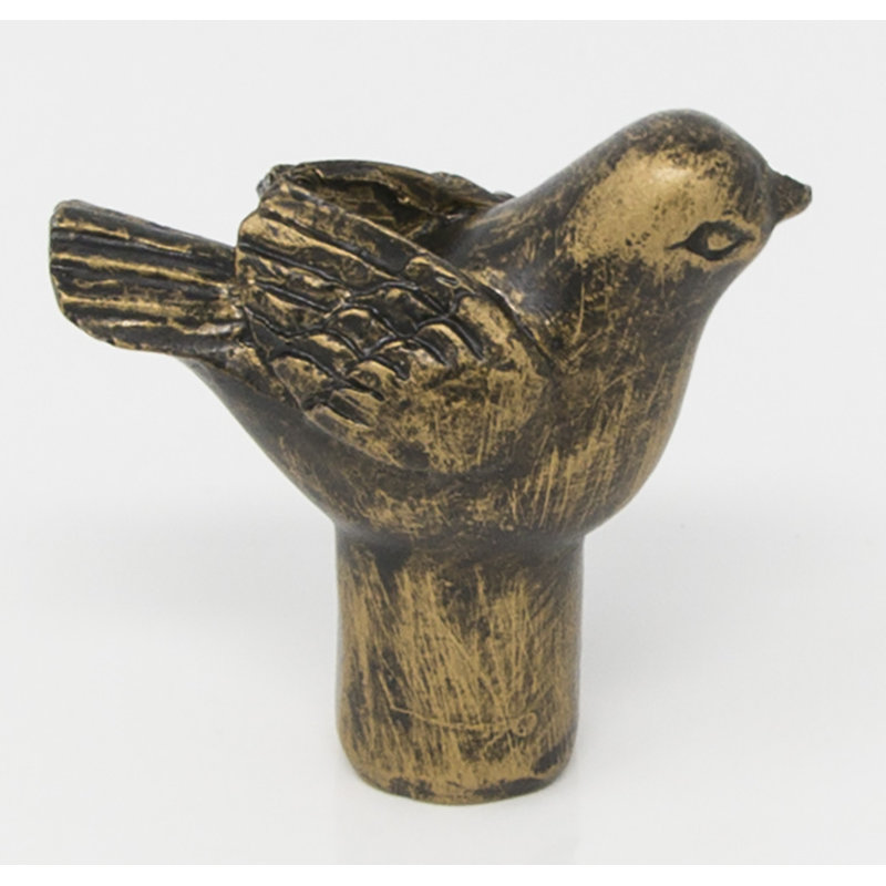 Handmade Ceramic Birds Lamp Finials - A Pair